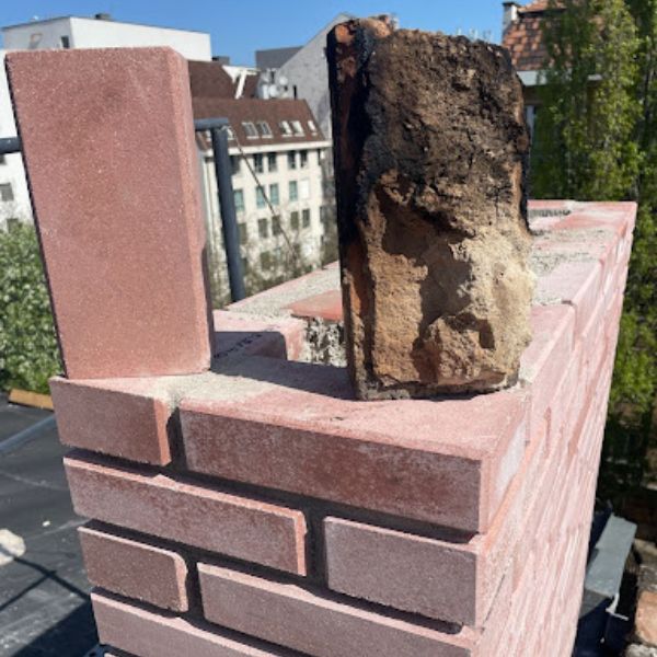 Kéményfej felújítása ÖKO tégla